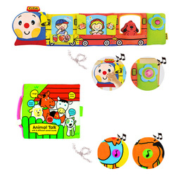 【美國K's Kids 益智玩具】 寶寶的秘密基地 立體魔法球屋 / 立體火車站 / 幼兒布書組