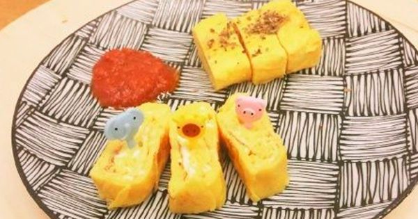 副食品食譜-日式番茄玉子燒