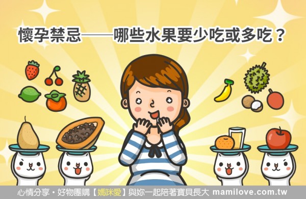 懷孕禁忌──哪些水果要少吃或多吃?