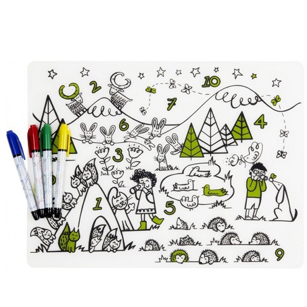 美國Modern Twist餐墊, 學習餐具 