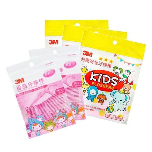 3M兒童安全牙線棒
