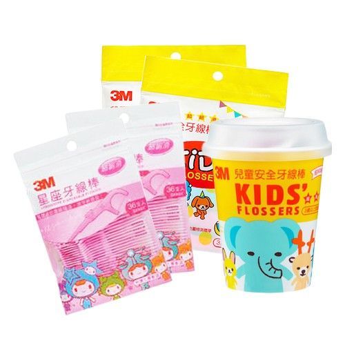 3M兒童安全牙線棒