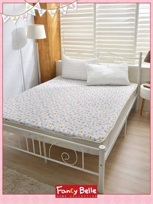 格蕾寢飾 Great Living - 平面式防蟎抗菌吸濕排汗防潑水保潔墊-歡樂農場-加大