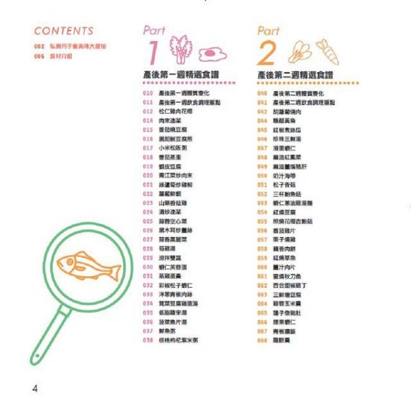 双美生活文創 - 產後調理新指標：樂活低卡月子餐100道