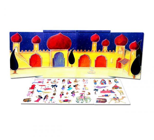 比利時艾格蒙 - 繪本風磁鐵書-India 印度宮殿-25x24x1 cm