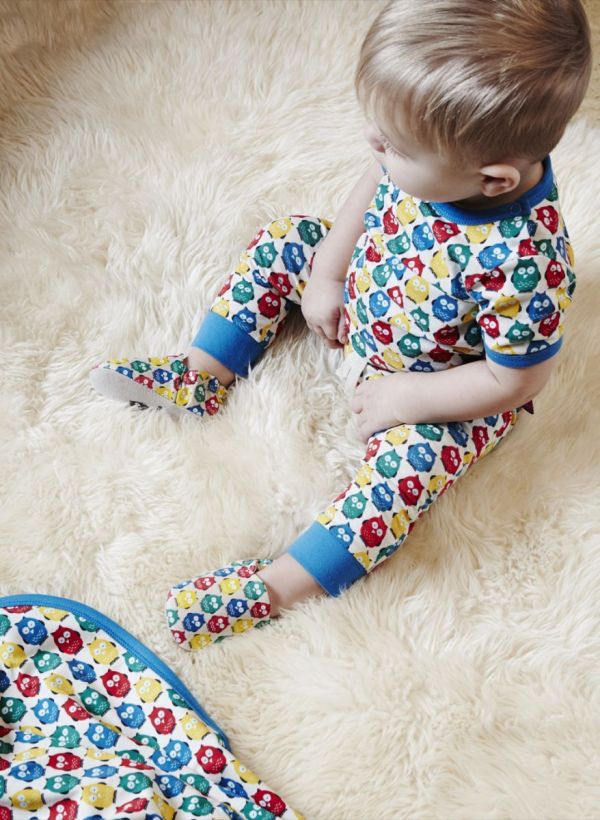 英國 POCO NIDO - 寶寶手工鞋/學步鞋-經典貓頭鷹LOGO款