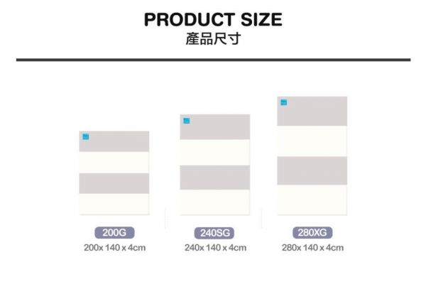 Alzipmat - ECO系列遊戲墊-雙色灰白 (XG [280x140x4cm])