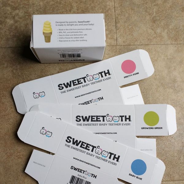 美國 Sweetooth - 環保無毒冰淇淋固齒器-抹茶綠