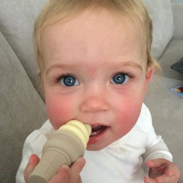 美國 Sweetooth - 環保無毒冰淇淋固齒器-萊姆黃