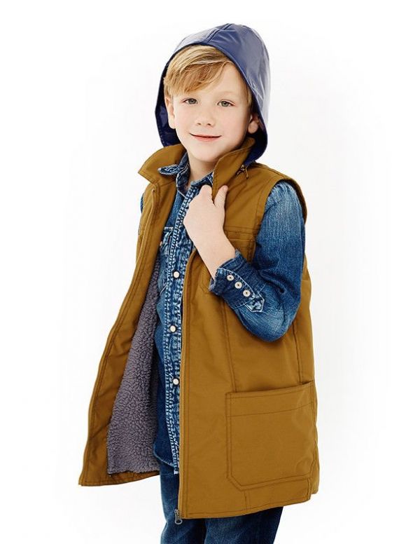 美國 Oil & Water - 機能型風衣+雨衣-男生-牛仔特區-海軍藍-內毛背心可拆