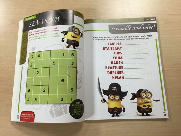 Kidschool - Minions: Big Boss Sticker Book 小小兵貼紙書