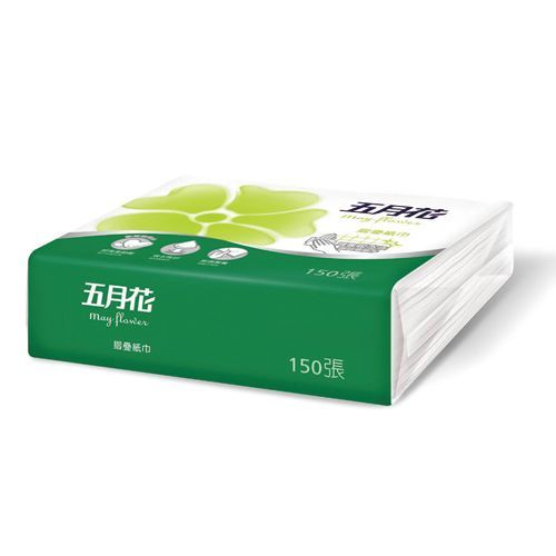 五月花 - 摺疊紙巾-功能版-150張x32包
