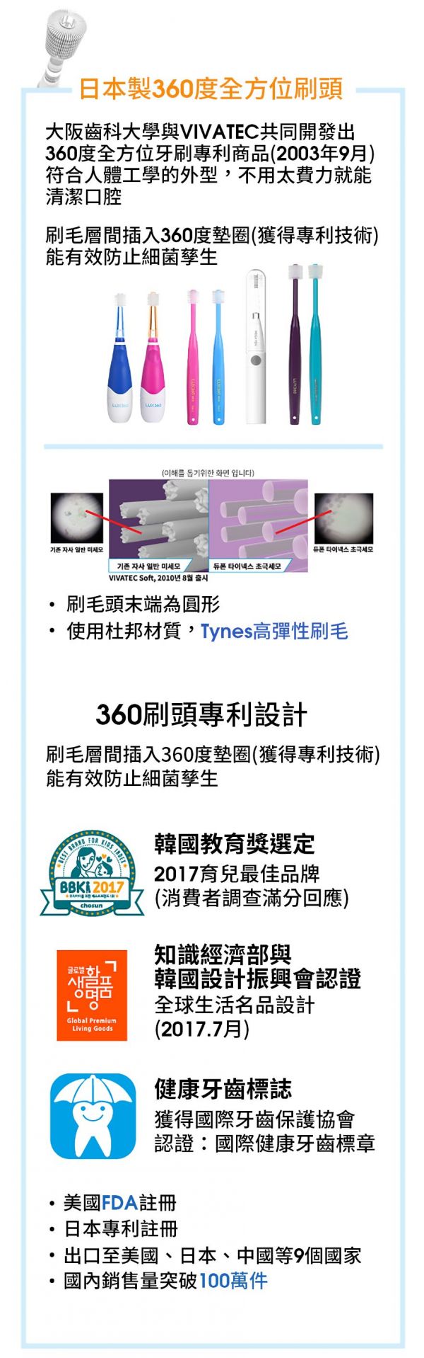 日本 VIVATEC - Mega Ten幼童電動牙刷-鯊魚+替換刷頭(2入/組) (2~12歲適用)