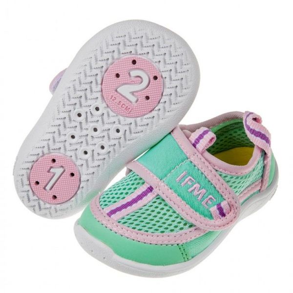 IFME - 日本IFME淺綠色寶寶機能運動水涼鞋