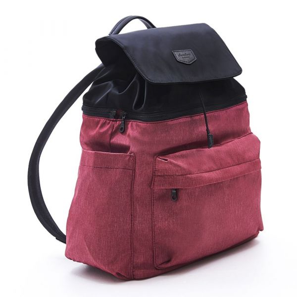 HanaBene 花花班尼 - TWINS 雙人多功能後背包/媽媽包-勃艮第酒紅