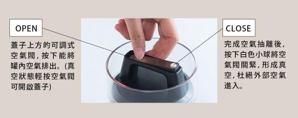 日本富士商 蓋新鮮 壓拉式真空罐