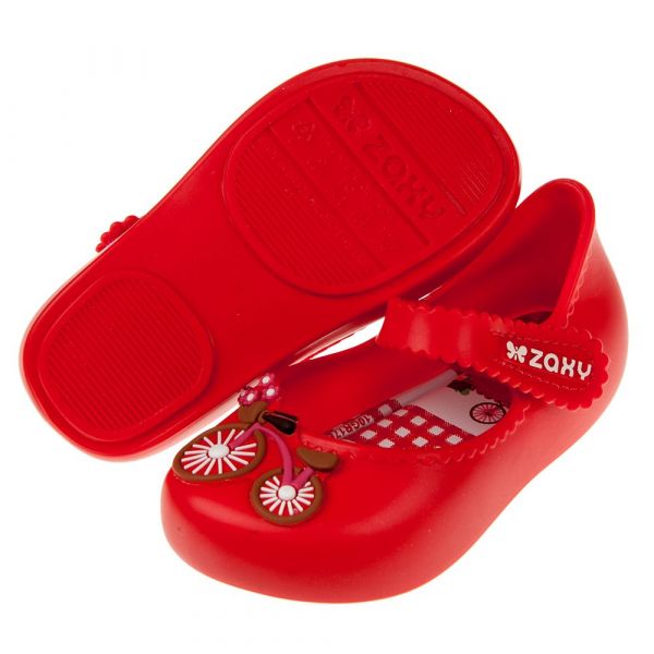 ZAXY - 寶寶公主涼鞋/香香鞋-童趣腳踏車-紅色