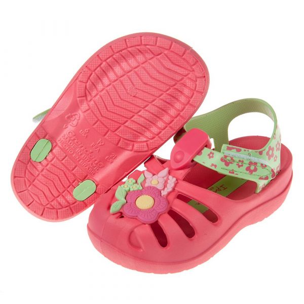 巴西 Ipanema - 巴西 Ipanema 寶寶涼鞋/香香鞋-童趣夏日花漾-桃紅色
