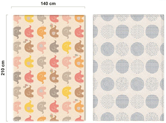 韓國 Parklon 帕龍 - 4CM泡泡地墊-大象泡泡 (210x140x4cm)