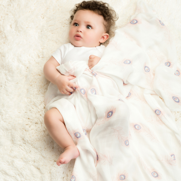 Aden+Anais - 竹纖維包巾(3入)-輕羽紛飛