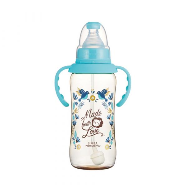 Simba 小獅王辛巴 - 桃樂絲 PPSU 標準葫蘆大奶瓶-自動把手-蔚藍圓舞曲-320ml