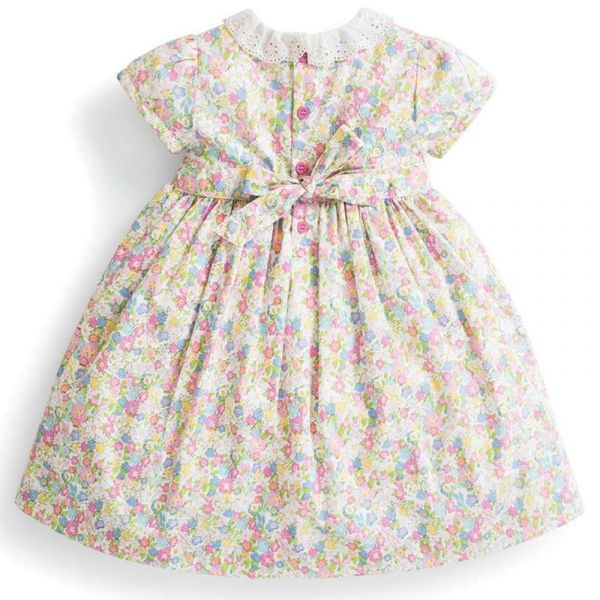 英國 JoJo Maman BeBe - 嬰幼兒短袖純棉洋裝-甜美公主