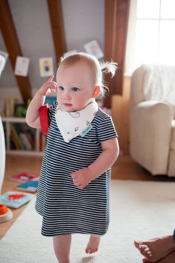 美國 tiny twinkle - Drool Bibs 口水巾2入組-波洛克/馬提斯