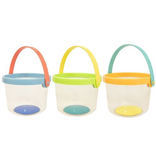 日本樂雅 Toyroyal - 繽紛系列-透明水桶-橘-3歲以上