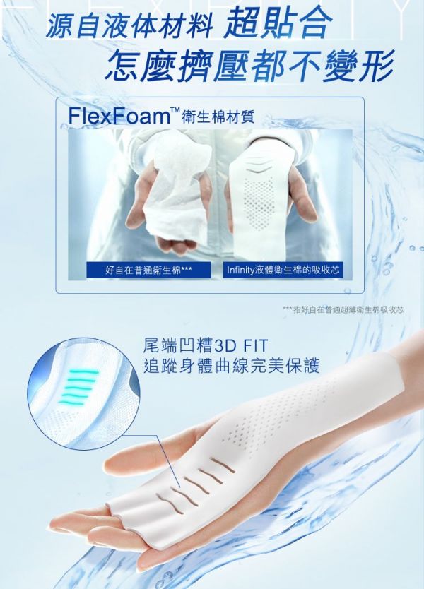 好自在 - 好自在INFINITY液體衛生棉 (日用24cm1)-10片 x 5袋