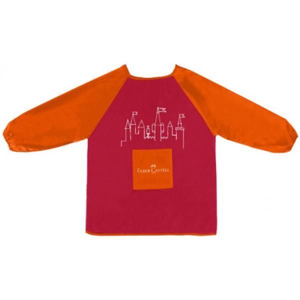 輝柏 FABER-CASTELL - 兒童畫畫衣-紅