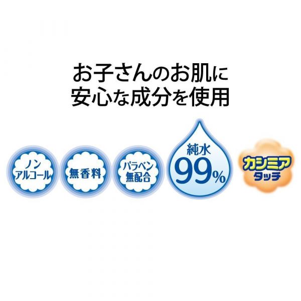 日本 moony - 加厚款超柔濕紙巾-日本境內製-箱購特價組-60抽x3包x8袋/箱