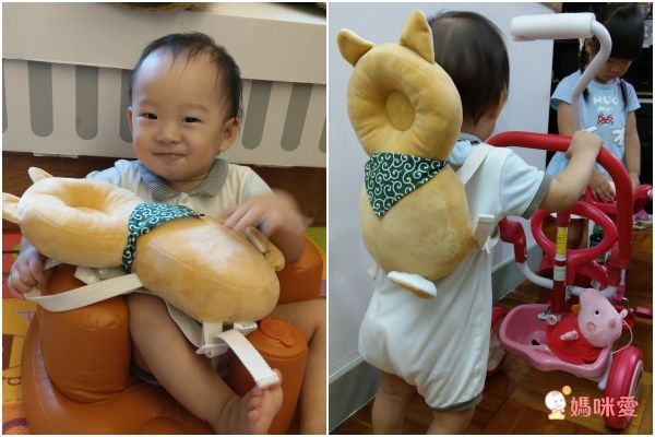 阿卡將本舖嬰兒爬行護頭枕防撞枕