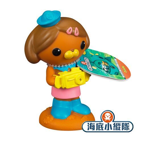 海底小縱隊 - 洗澡玩偶-達西西-買就送海底小縱隊人物介紹貼紙