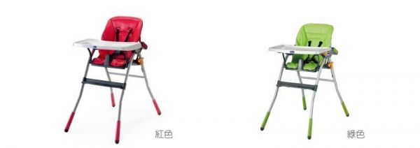 義大利 chicco - Jazzy輕便高腳餐椅-綠色