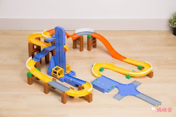 Tomica - 【兩組一起玩更好玩】交通世界SYSTEM 2WAY+5WAY創意軌道組-2WAY軌道*1+5WAY軌道*1