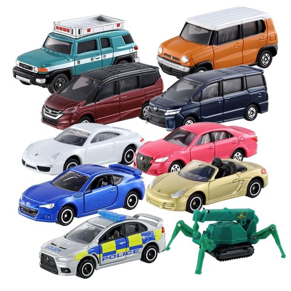 TOMICA - 10款小車組合-款式隨機