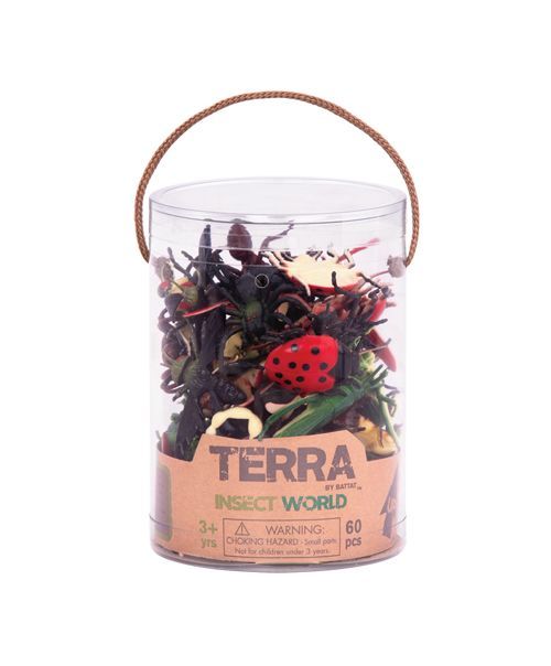 B.TOYS - TERRA 昆蟲-60PCS(共12種動物,每種各5隻)