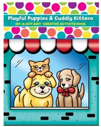 美國 Do A Dot Art - 點點畫冊-頑皮狗可愛貓-24頁