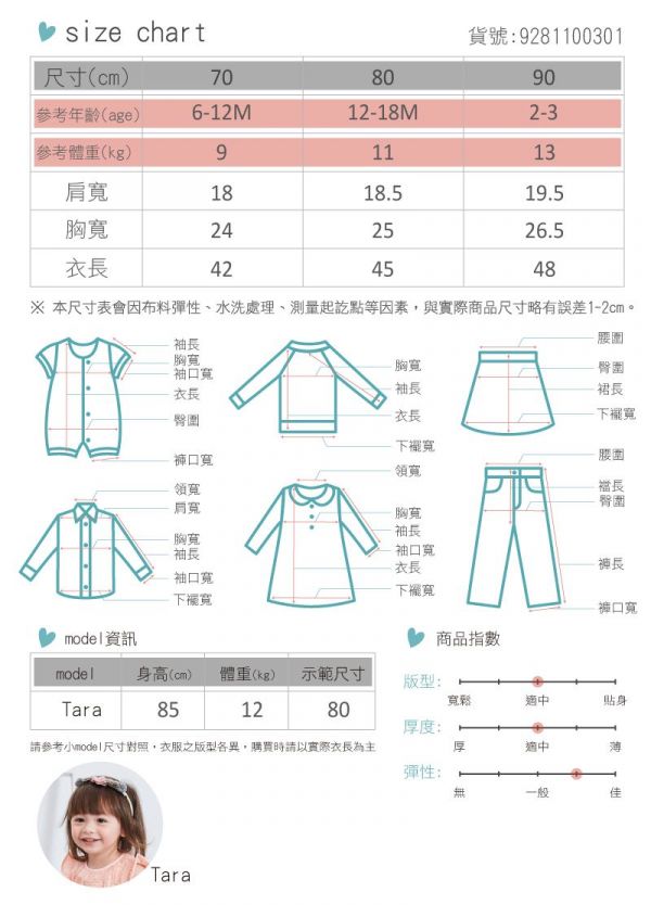 麗嬰房 Little moni - 家居系列荷葉袖包屁衣-灰色