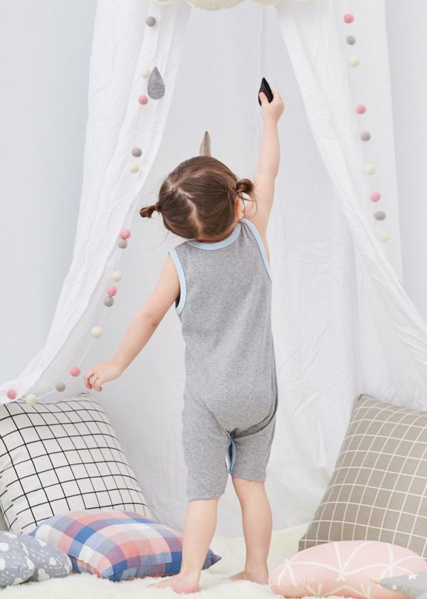 麗嬰房 Little moni - 家居系列背心連身裝-粉紅