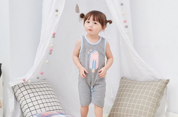 麗嬰房 Little moni - 家居系列背心連身裝-粉紅