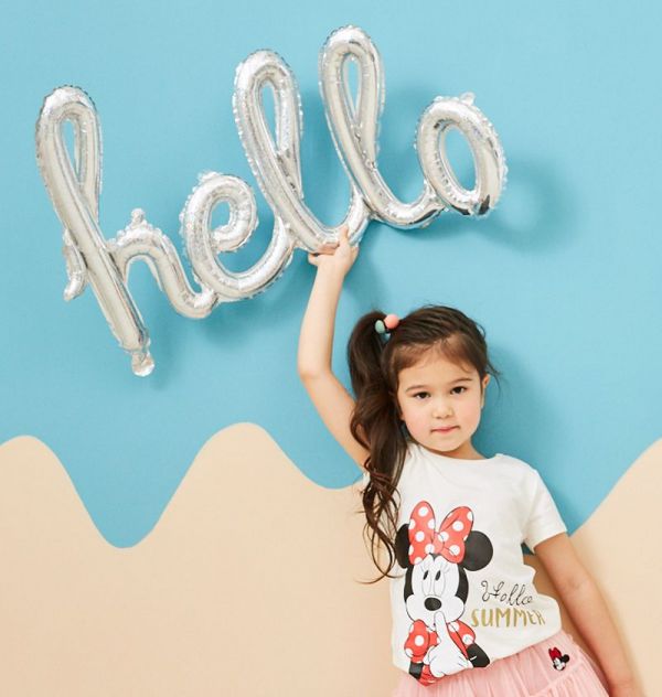 麗嬰房 Disney - 米妮系列歡樂夏日圓領上衣-白色