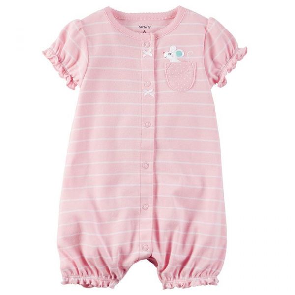 美國 Carter's - 嬰幼兒無袖連身衣-口袋老鼠 (24M)
