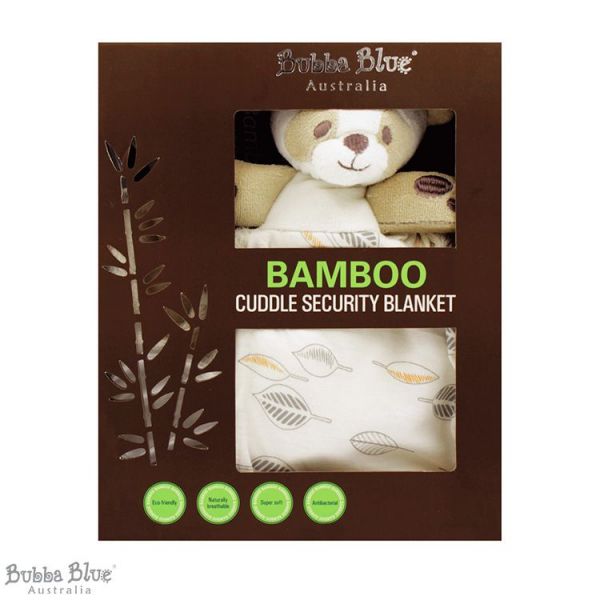 澳洲 BubbaBlue - 竹纖維安撫巾-貓熊