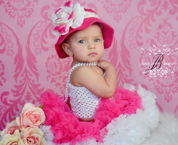 美國 Fancy That Hat - 大花抗UV防曬遮陽帽-桃紅/粉白玫瑰