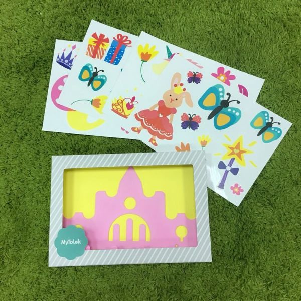 MyTolek 童樂可 - 壁飾-童話城堡(加贈3M膠條一組)-城堡-粉 (36*25*3cm)