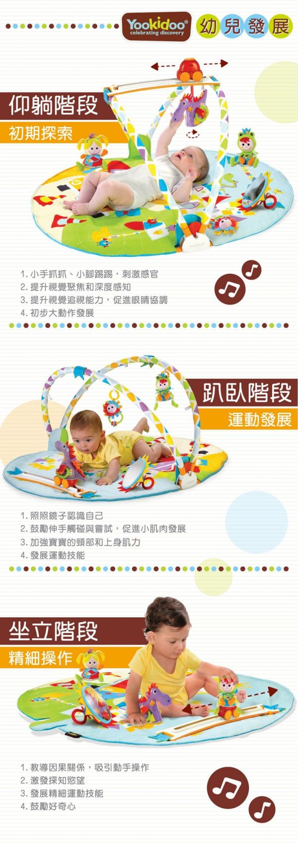 以色列 Yookidoo - 探索系列-青蛙王子健力遊戲墊