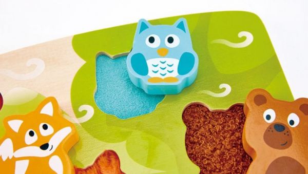 Hape - 森林動物木拼圖