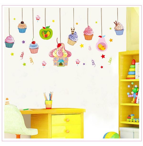 JB Design - 時尚壁貼-歡樂蛋糕吊飾 (60cm*90cm)