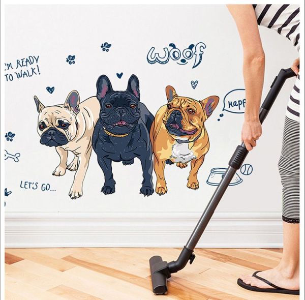 JB Design - 時尚壁貼-可愛法鬥 (60cm*90cm)